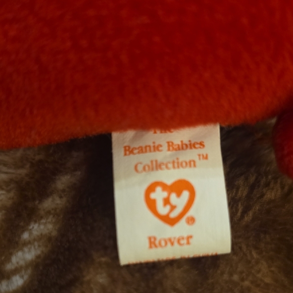 BOGO Rover Ty Red Plush Dog Toy - Picture 2 of 4